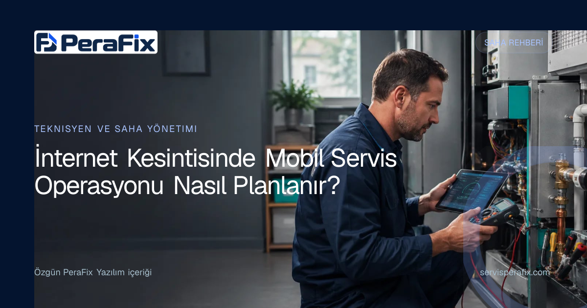 çevrimdışı servis uygulaması yönetim rehberi