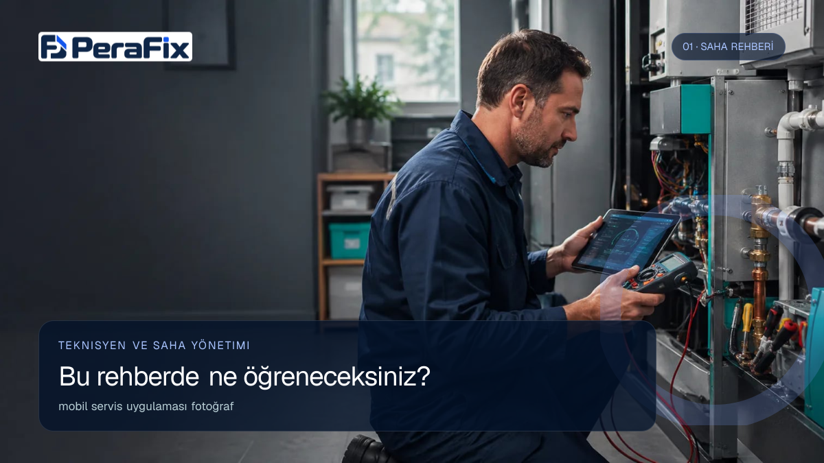 mobil servis uygulaması fotoğraf sürecini gösteren PeraFix uygulama görseli