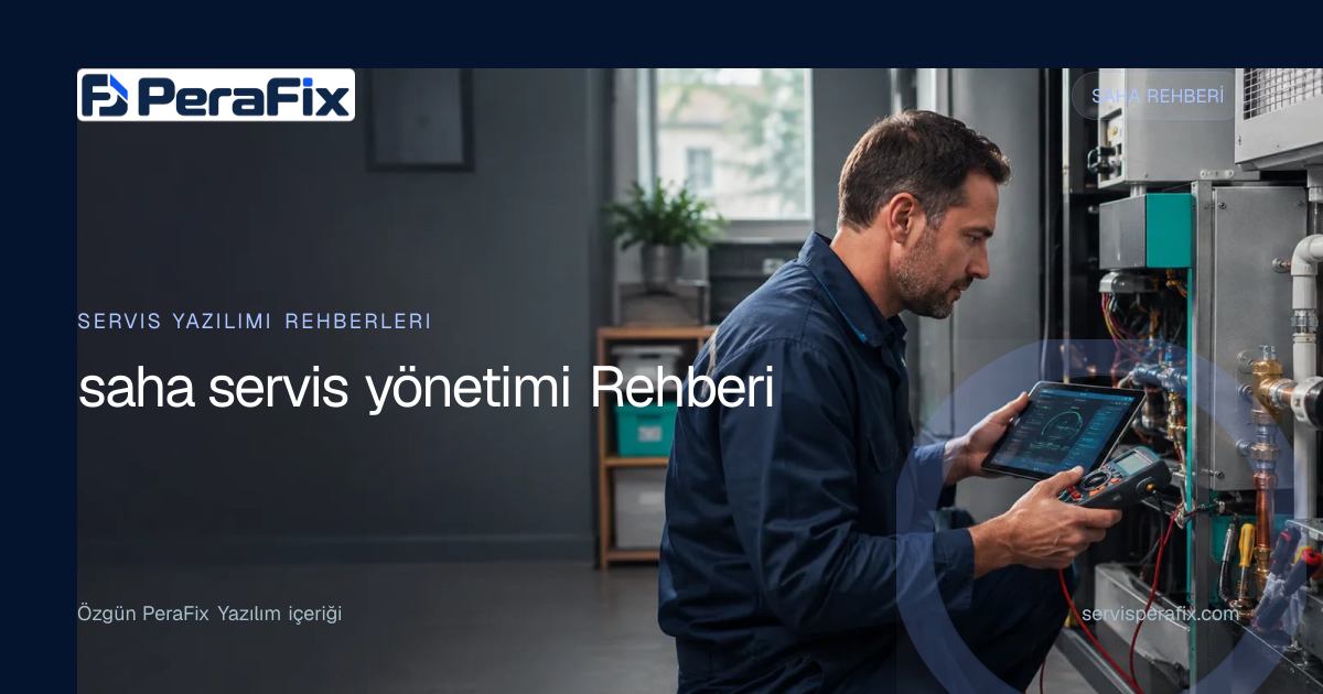 saha servis yönetimi rehberi