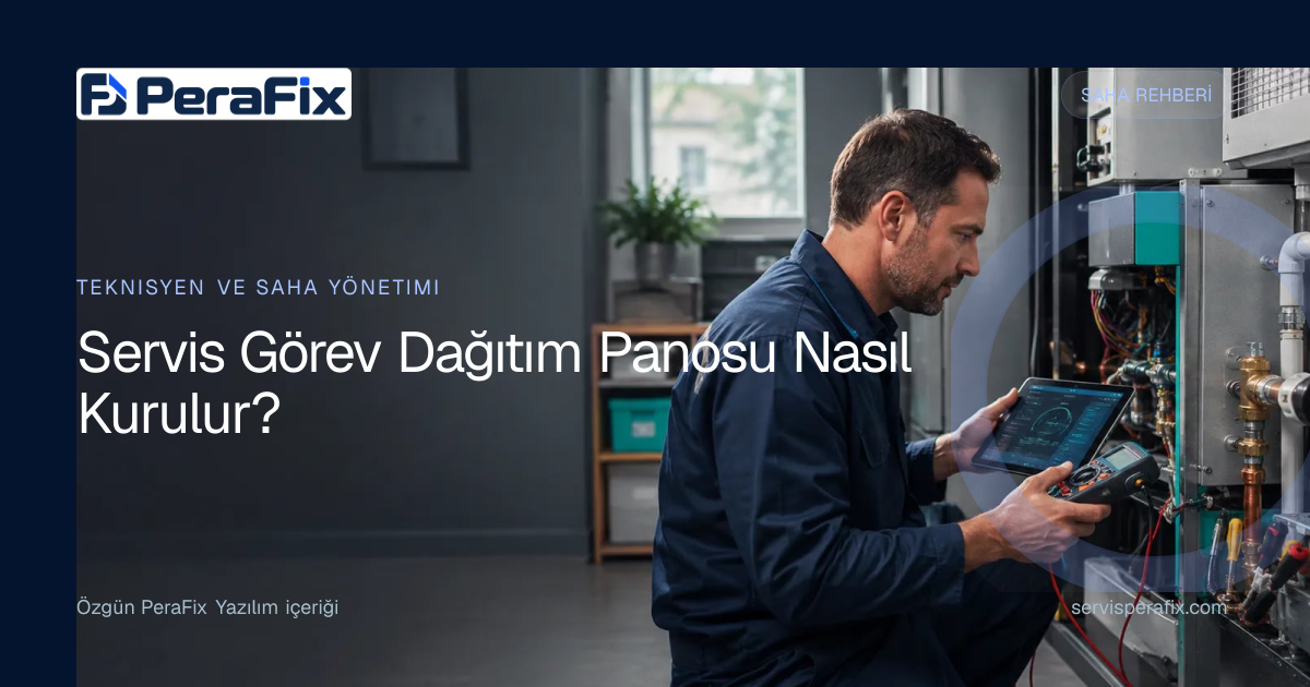 servis görev dağıtımı yönetim rehberi