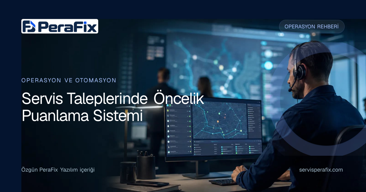 servis önceliklendirme yönetim rehberi