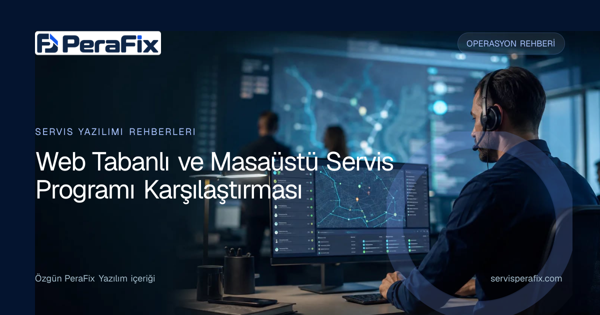 web tabanlı servis programı yönetim rehberi